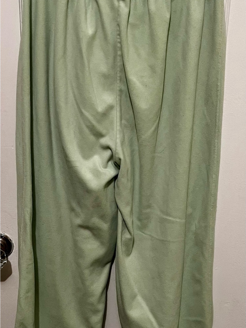 L.L. Bean Mint Green Fleece Lounge Pants - Picture 2 of 3